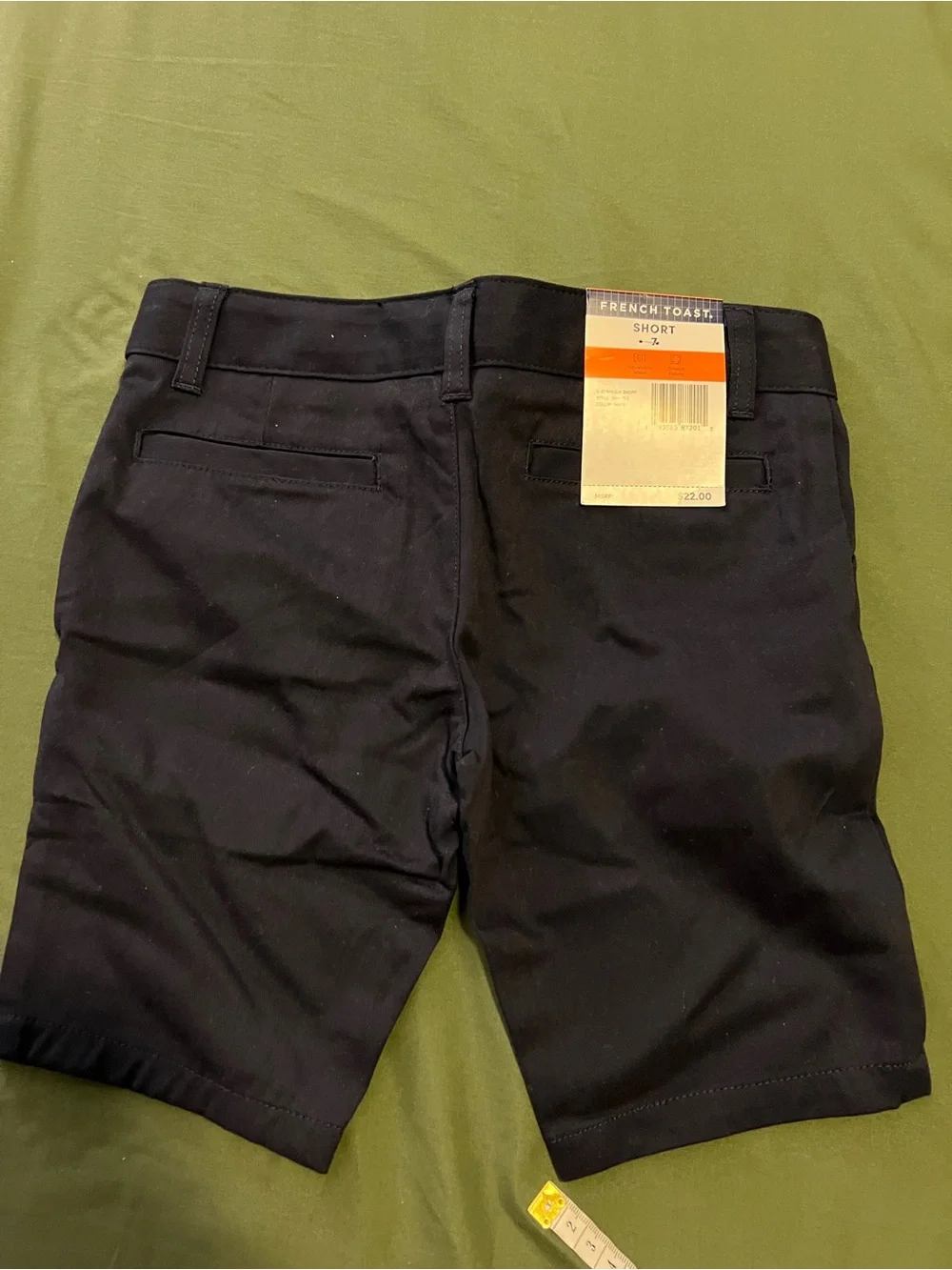 Boy’s Navy Stretch Chino Shorts Size 7 Short